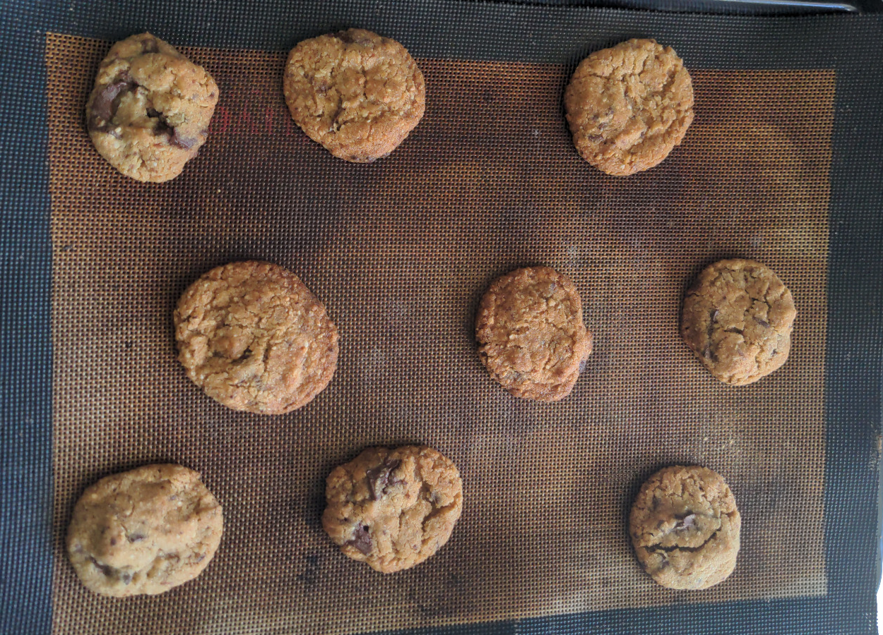 Figure 3 : Les cookies en sortie de four