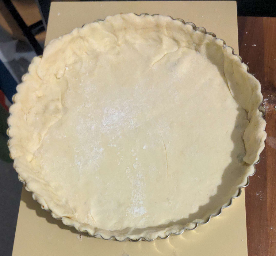 Figure 1 : Pâte feuilletée étalée